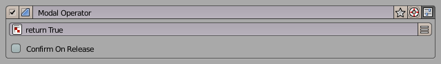 Modal Operator Settings